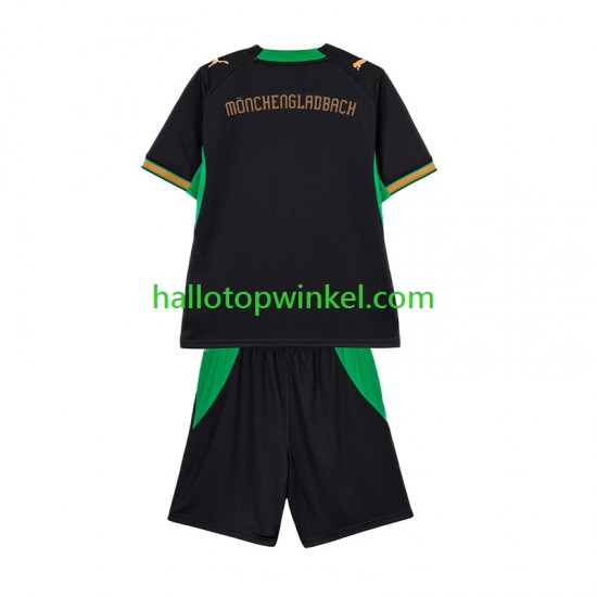 Rusland Voetbalshirt Bo Monchengladbach Kleuters/Kids Uit Tenue 2026-2027 Korte Mouw