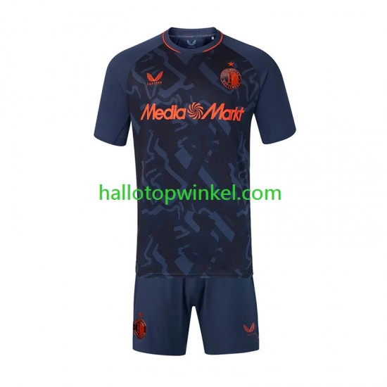 Feyenoord Rotterdam Voetbalshirt Kleuters/Kids Derde Tenue 2026-2027 Korte Mouw