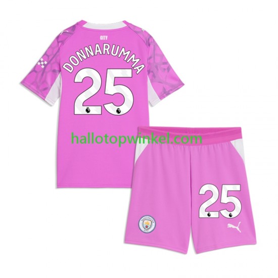 Manchester City Voetbalshirt Gianluigi Donnarumma Doelman Kleuters/Kids Uit Tenue 2026-2027 Korte Mouw