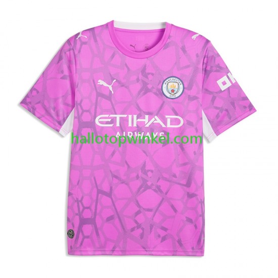 Manchester City Voetbalshirt Gianluigi Donnarumma Doelman Kleuters/Kids Uit Tenue 2026-2027 Korte Mouw