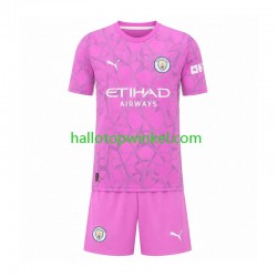 Manchester City Voetbalshirt Doelman Kleuters/Kids Uit Tenue 2026-2027 Korte Mouw