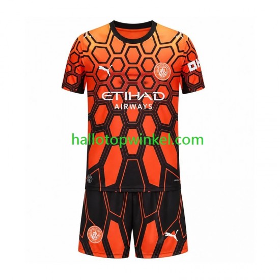 Manchester City Voetbalshirt Doelman Kleuters/Kids Derde Tenue 2026-2027 Korte Mouw