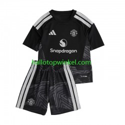 Manchester United Voetbalshirt Doelman Kleuters/Kids Thuis Tenue 2026-2027 Korte Mouw