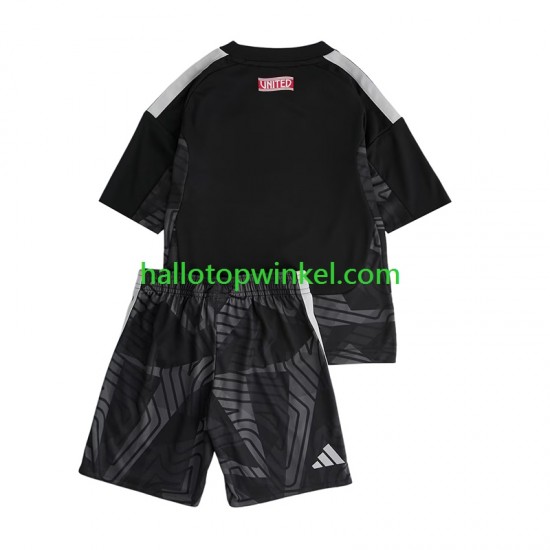 Manchester United Voetbalshirt Doelman Kleuters/Kids Thuis Tenue 2026-2027 Korte Mouw