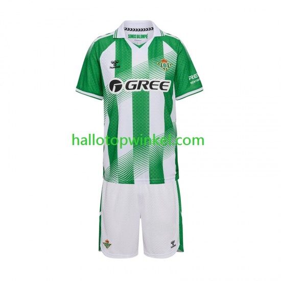 Real Betis Voetbalshirt Kleuters/Kids Thuis Tenue 2026-2027 Korte Mouw
