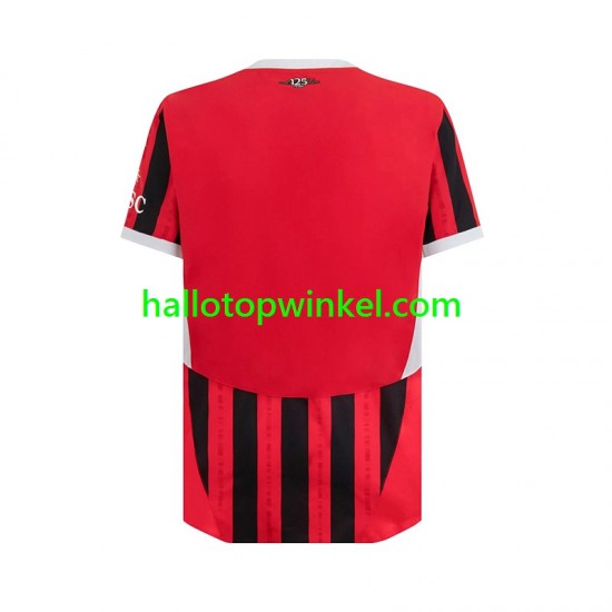 AC Milan Voetbalshirt Heren Thuis Tenue 2024-2025 Korte Mouw