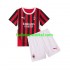 AC Milan Voetbalshirt Kleuters/Kids Thuis Tenue 2024-2025 Korte Mouw