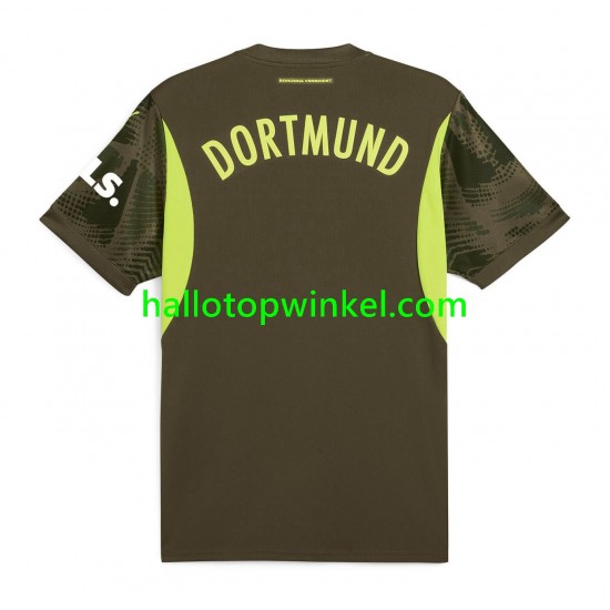 Borussia Dortmund Voetbalshirt Doelman Heren Thuis Tenue 2024-2025 Korte Mouw