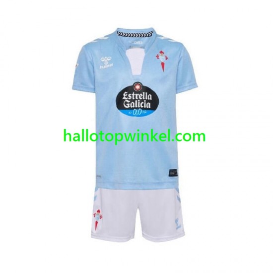 Celta de Vigo Voetbalshirt Kleuters/Kids Thuis Tenue 2024-2025 Korte Mouw