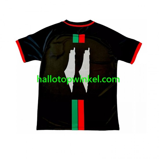 Club Deportivo Palestino Voetbalshirt Center Stripre Heren Thuis Tenue 2024-2025 Korte Mouw