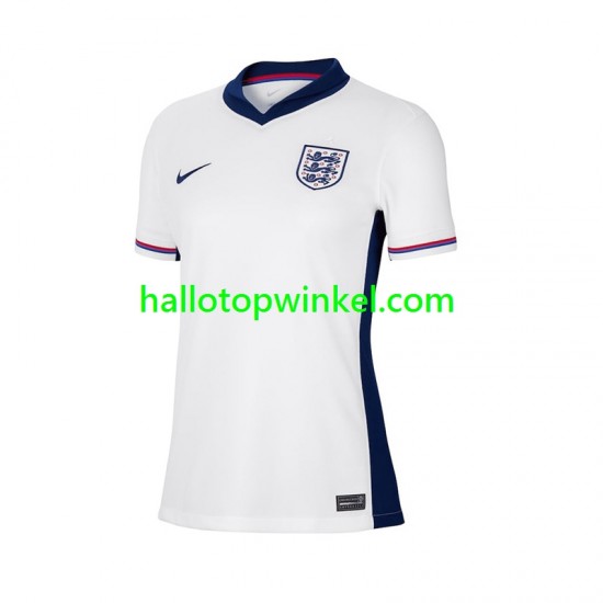 Engeland Voetbalshirt Dames Thuis Tenue Euro 2024 Korte Mouw