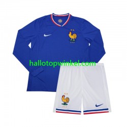 Frankrijk Voetbalshirt Kleuters/Kids Thuis Tenue Euro 2024 Lange Mouw