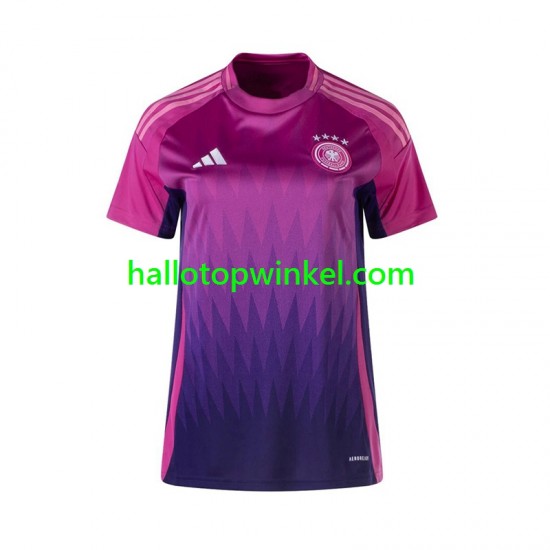 Duitsland Voetbalshirt Dames Uit Tenue Euro 2024 Korte Mouw