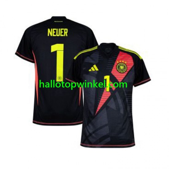 Duitsland Voetbalshirt Manuel Neuer 1 Doelman Heren Thuis Tenue Euro 2024 Korte Mouw