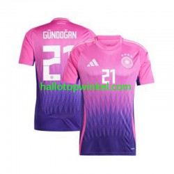 Duitsland Voetbalshirt Ilkay Gundogan 21 Heren Uit Tenue Euro 2024 Korte Mouw