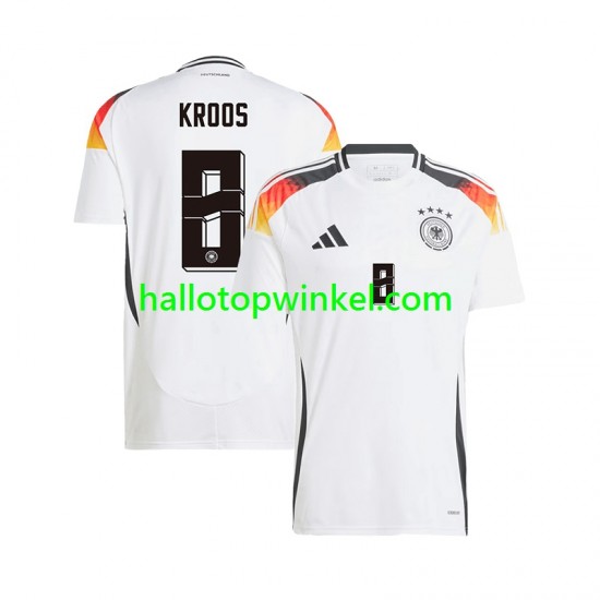 Duitsland Voetbalshirt Toni Kroos 8 Heren Thuis Tenue Euro 2024 Korte Mouw