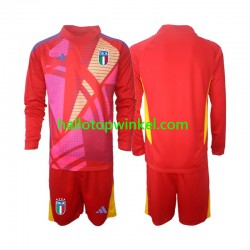 Italië Voetbalshirt Doelman Kleuters/Kids Derde Tenue Euro 2024 Lange Mouw