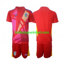 Italië Voetbalshirt Doelman Kleuters/Kids Derde Tenue Euro 2024 Korte Mouw