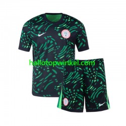 Nigeria Voetbalshirt Kleuters/Kids Uit Tenue 2024 Korte Mouw