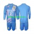 Real Madrid Voetbalshirt Doelman Kleuters/Kids Thuis Tenue 2024-2025 Lange Mouw