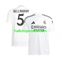 Real Madrid Voetbalshirt Jude Bellingham 5 Heren Thuis Tenue 2024-2025 Korte Mouw