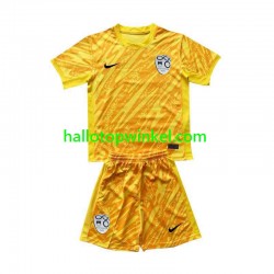 Slovenië Voetbalshirt Doelman Kleuters/Kids Thuis Tenue Euro 2024 Korte Mouw