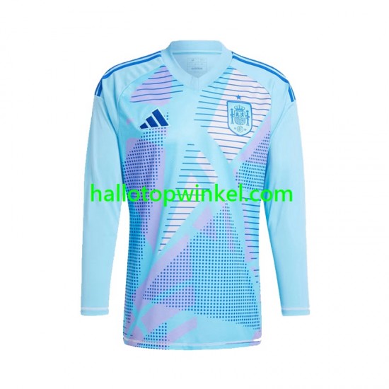 Spanje Voetbalshirt Doelman Heren Uit Tenue Euro 2024 Lange Mouw