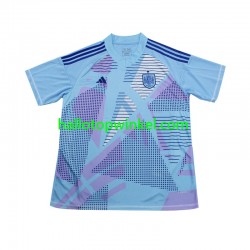 Spanje Voetbalshirt Doelman Heren Uit Tenue Euro 2024 Korte Mouw