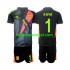 Spanje Voetbalshirt David Raya 1 Doelman Kleuters/Kids Uit Tenue Euro 2024 Korte Mouw