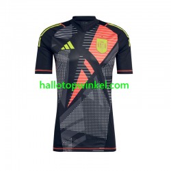 Spanje Voetbalshirt Doelman Heren Thuis Tenue Euro 2024 Korte Mouw