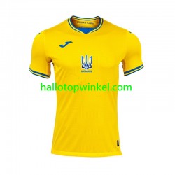 Oekraïne Voetbalshirt Heren Thuis Tenue Euro 2024 Korte Mouw