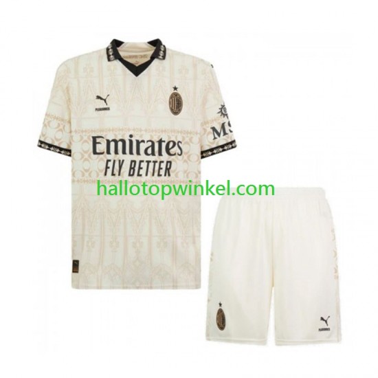 AC Milan Voetbalshirt Kleuters/Kids Vierde Tenue 2023-2024 Korte Mouw