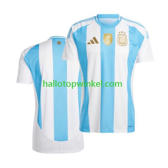 Argentinië Voetbalshirt Copa America 2024  Heren Thuis Tenue  Korte Mouw