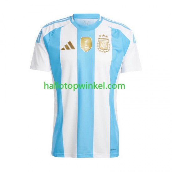 Argentinië Voetbalshirt Copa America 2024  Heren Thuis Tenue  Korte Mouw