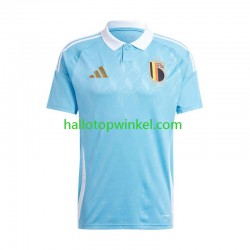 België Voetbalshirt Heren Uit Tenue Euro 2024 Korte Mouw