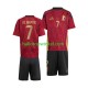 België Voetbalshirt De Bruyne 7 Kleuters/Kids Thuis Tenue Euro 2024 Korte Mouw