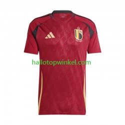 België Voetbalshirt Heren Thuis Tenue Euro 2024 Korte Mouw