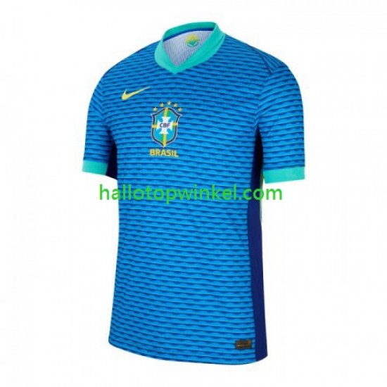 Brazilië Voetbalshirt Copa America 2024  Heren Uit Tenue  Korte Mouw