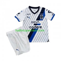CF Monterrey Voetbalshirt Kleuters/Kids Uit Tenue 2023-2024 Korte Mouw