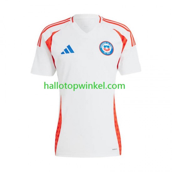 Chili Voetbalshirt Copa America 2024  Heren Uit Tenue  Korte Mouw