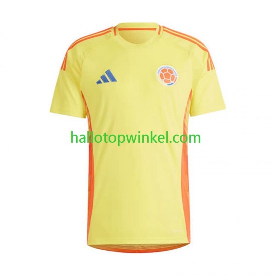 Colombia Voetbalshirt Copa America 2024  Heren Thuis Tenue  Korte Mouw