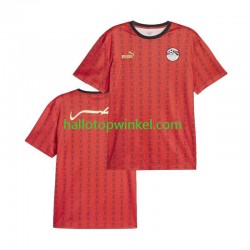 Egypte Voetbalshirt Heren Thuis Tenue 2024 Korte Mouw