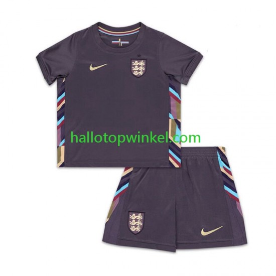 Engeland Voetbalshirt Kleuters/Kids Uit Tenue Euro 2024 Korte Mouw