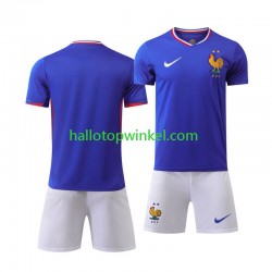 Frankrijk Voetbalshirt Kleuters/Kids Thuis Tenue Euro 2024 Korte Mouw