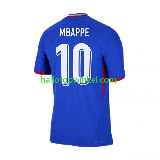 Frankrijk Voetbalshirt Mbappé Kylian 10 Heren Thuis Tenue Euro 2024 Korte Mouw