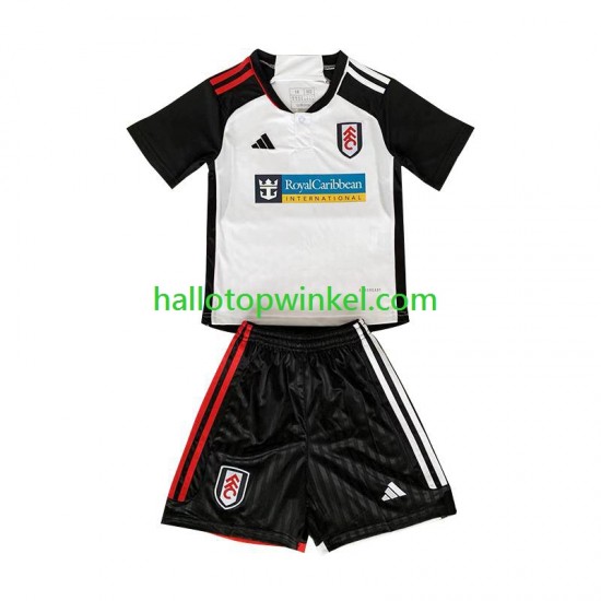 Fulham Voetbalshirt Kleuters/Kids Thuis Tenue 2023-2024 Korte Mouw
