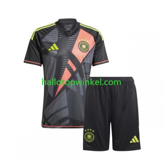 Duitsland Voetbalshirt Doelman Kleuters/Kids Thuis Tenue Euro 2024 Korte Mouw