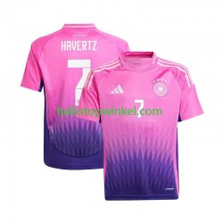 Duitsland Voetbalshirt Havertz 7 Heren Uit Tenue Euro 2024 Korte Mouw