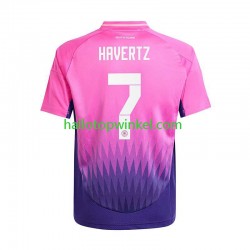 Duitsland Voetbalshirt Havertz 7 Heren Uit Tenue Euro 2024 Korte Mouw