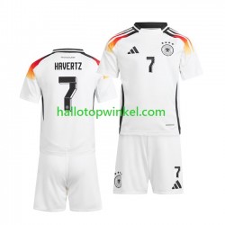 Duitsland Voetbalshirt Havertz 7 Kleuters/Kids Thuis Tenue Euro 2024 Korte Mouw